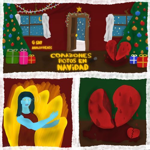 corazones rotos en navidad
