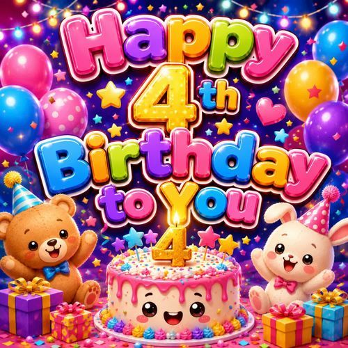 Happy 4th Birthday To You