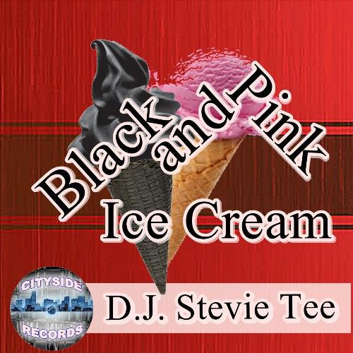 Black and Pink Ice Cream