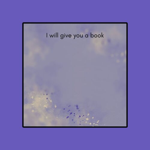 I Will give you a book_poster_image