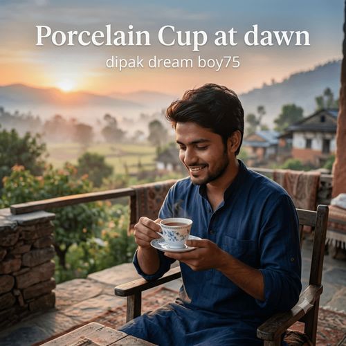 Porcelain Cup at dawn