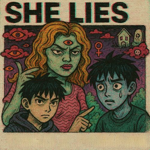She lies