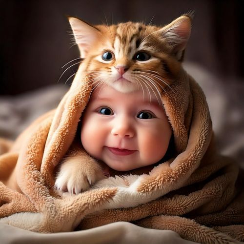 Baby and Felines