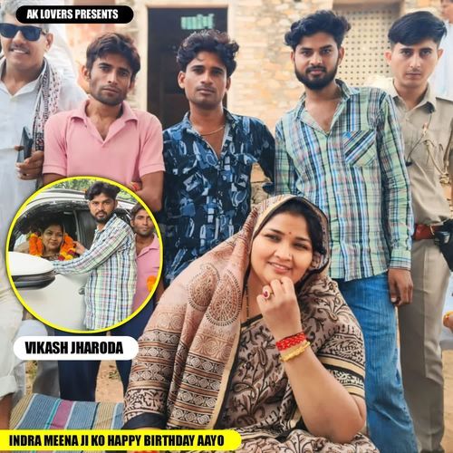 Indra Meena Ji Ko Happy Birthday Aayo