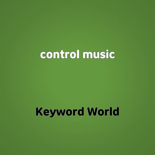 control music cover art