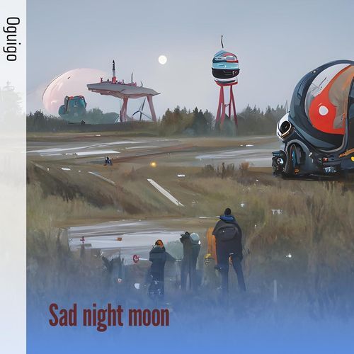 Sad night moon