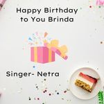 Happy Birthday To You Brinda