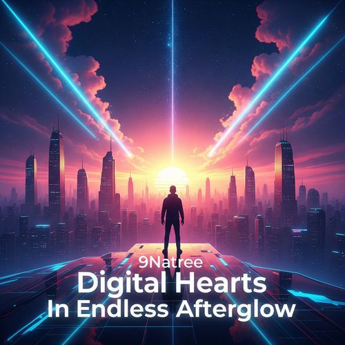 Afterglow paths crossing unseen distances cover art