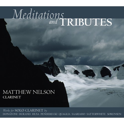 Meditations and Tributes: Works for Solo Clarinet_poster_image