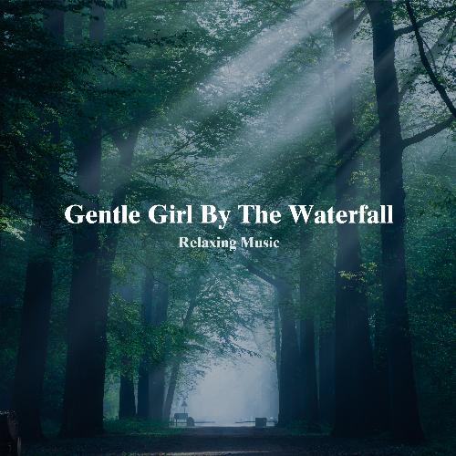 Gentle Girl By The Waterfall