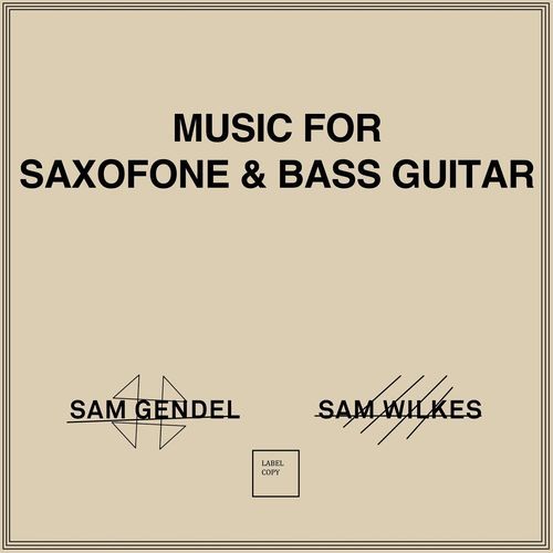 Music for Saxofone & Bass Guitar