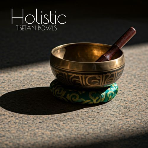 Holistic Tibetan Bowls: Tranquil Clarity, Mindful Reflection, Buddhist Meditation_poster_image