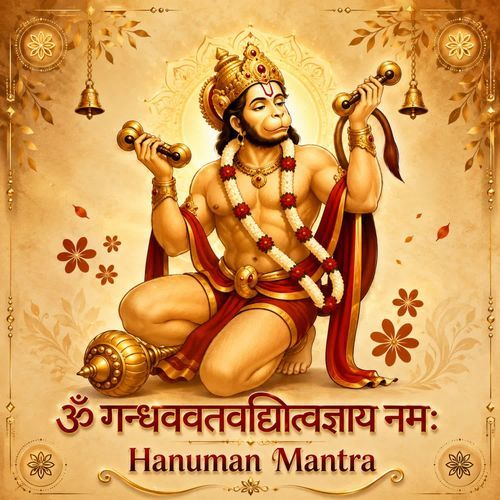 Om Gandharvavidyatatvajnaya Namah Hanuman Mantra