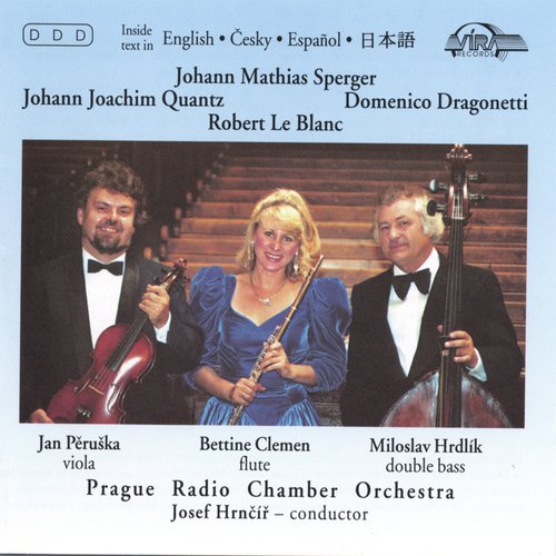 J. M. Sperger:Concertante in D for flute,  viola, double bass, a