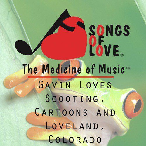 Gavin Loves Scooting, Cartoons and Loveland, Colorado cover art