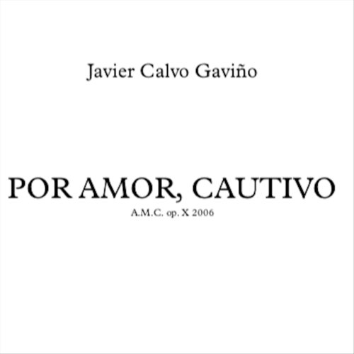 Por Amor, Cautivo (feat. Agrupación Musical Ntra. Sra. de la Encarnación) cover art