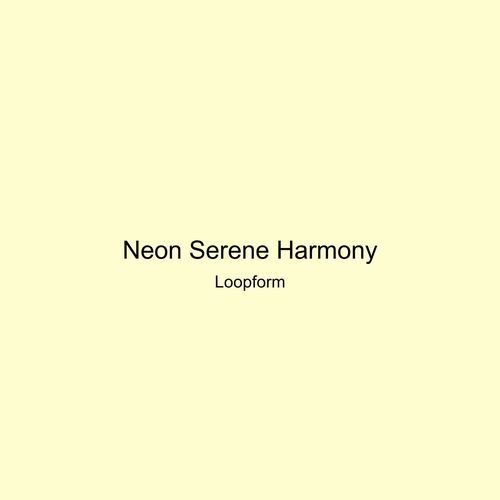 Neon Serene Harmony