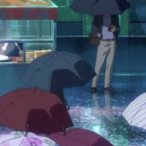 pouring outside