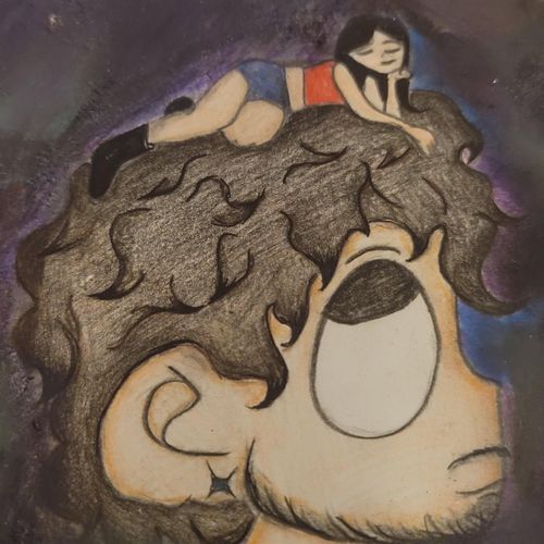 staring up at the moon cover art