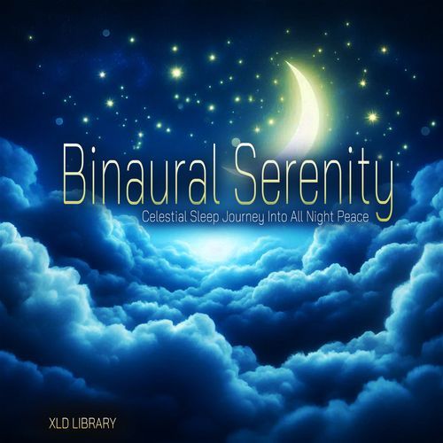 Binaural Serenity - Celestial Sleep Journey Into All Night Peace