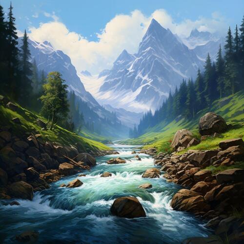 River in the Mountains to Sooth the Soul_poster_image