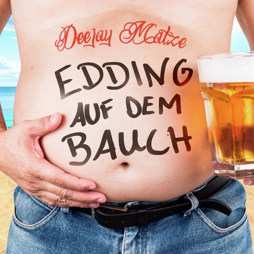 Edding auf dem Bauch