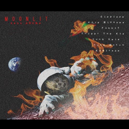 MOONLIT (feat. Elapidae, Kold Blooded, Fukkit, Trippy Tha Kid, Yung Xela, Yung Bitch & Kamiyada) cover art