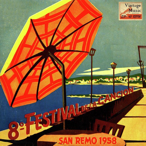 Vintage Italian Song Nº10 - EPs Collectors &quot;8º Festival De La Canción De San Remo 1958&quot;