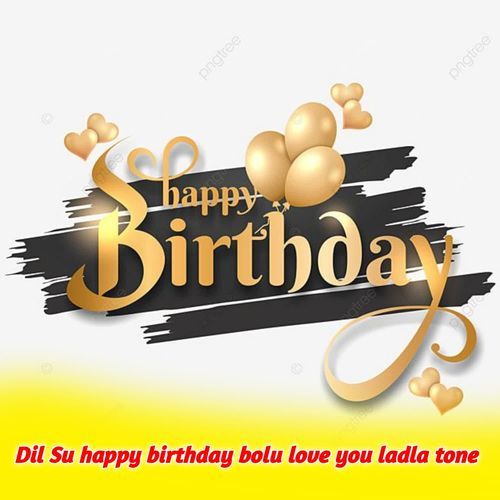 Dil Su happy birthday bolu love you ladla tone
