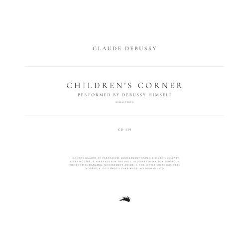 Children's Corner, CD 119: Performed by Claude Debussy himself (Remastered)_poster_image