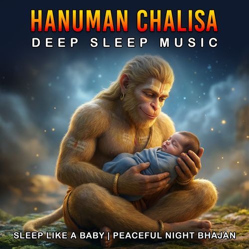 Deep Sleep Hanuman Chalisa | Sleep Like a Baby | Peaceful Night Bhajan cover art