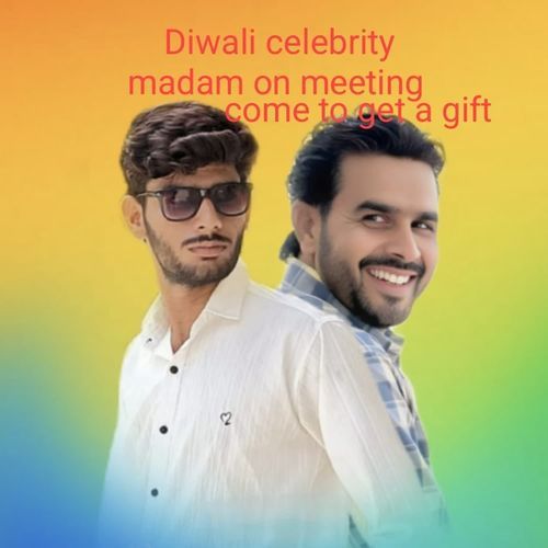 Diwali celeberity madam on meeting came to get a gift