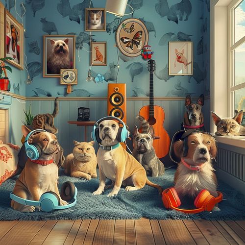 Pets' Gentle Sounds: Chill Music for Relaxation_poster_image