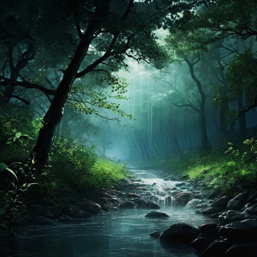 Rainfall Rhythms in Nature's Orchestra cover art
