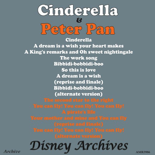 Cinderella / Peter Pan