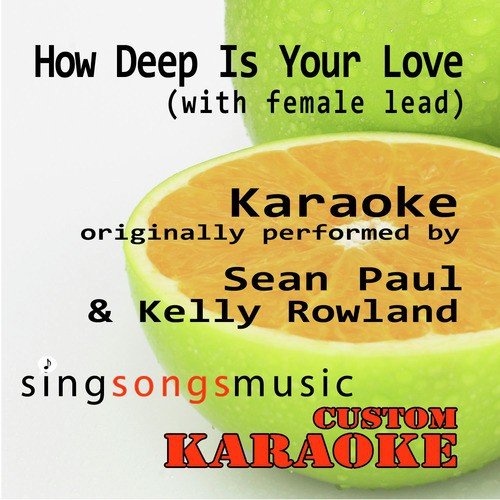 How Deep Is Your Love (With Female Lead) [Originally Performed By Sean Paul & Kelly Rowland] [Karaoke Audio Version]