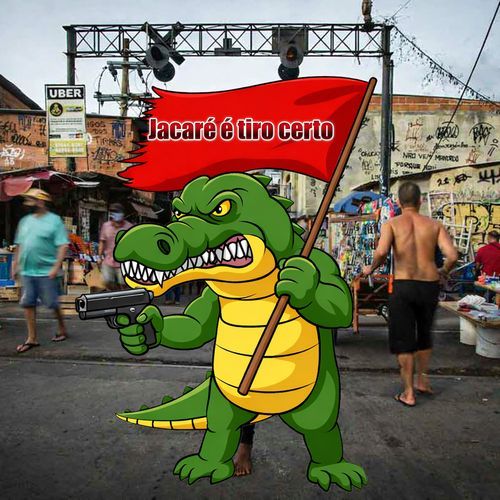 Jacaré é tiro certo