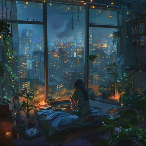 Night Chill Lofi: Relaxation Beats for Serenity_poster_image