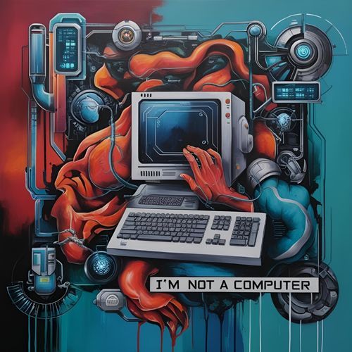 I'm not a computer cover art