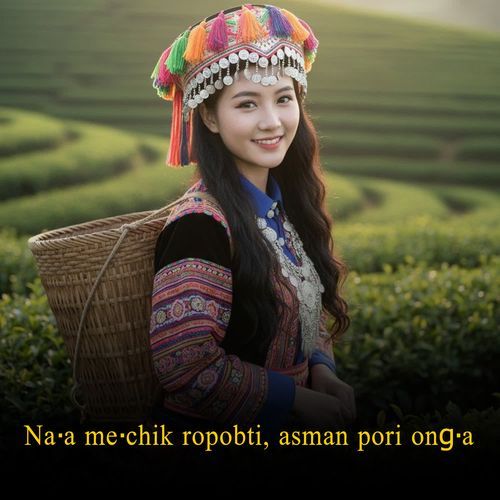 Na∙a me∙chik ropobti, asman pori ong∙a