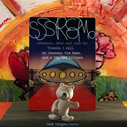 sSsR8M Presents... Bear and Lion In: Thanks, I Will. Mr. Raccoon, The Moon, and A Big Red Balloon cover art