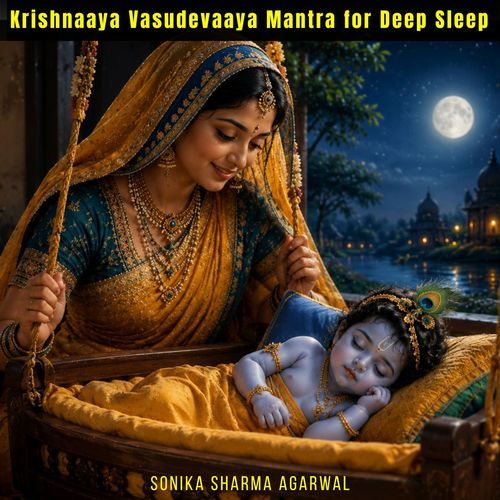 Krishnaaya Vasudevaaya Mantra for Deep Sleep, Yashoda Maa Lulling Baby Krishna