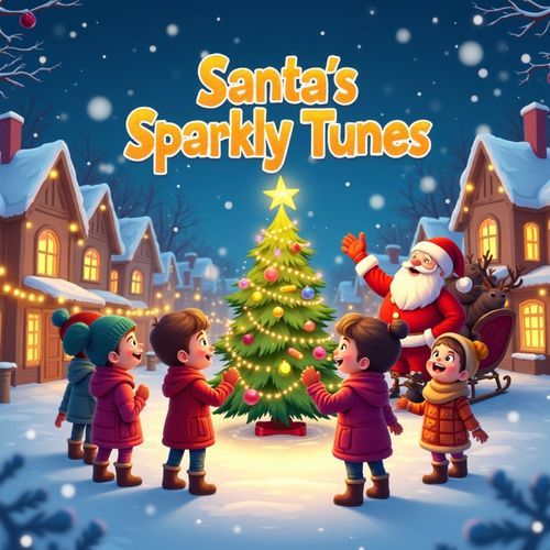 Santa's Sparkly Tunes_poster_image