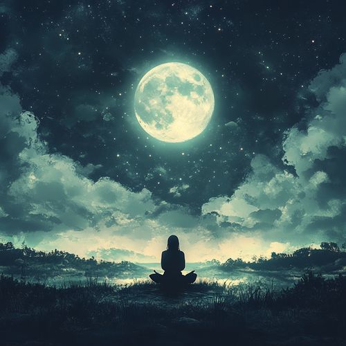 Worship Under the Moon - Lofi Blessings During the Night_poster_image