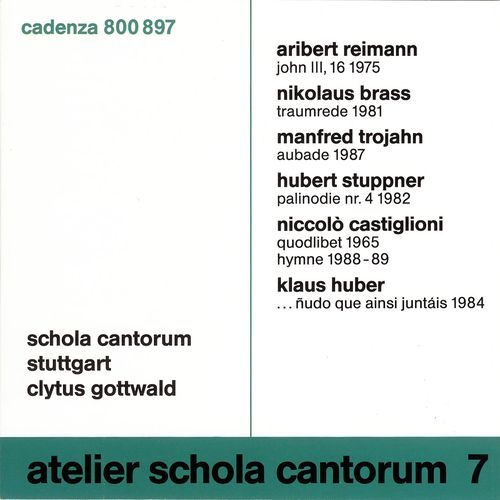 Atelier Schola Cantorum, Vol. 7