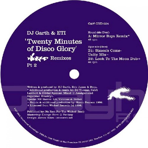 20 Minutes of Disco Glory (Mirror Boys Rmx / '98 Simon Mix)