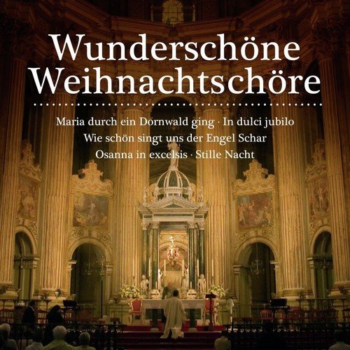 Wunderschöne Weihnachtschöre - Maria durch ein Dornwald ging - In dulci jubilo - Wie schön singt uns der Engel Schar - Osanna in excelsis - Stille Nacht