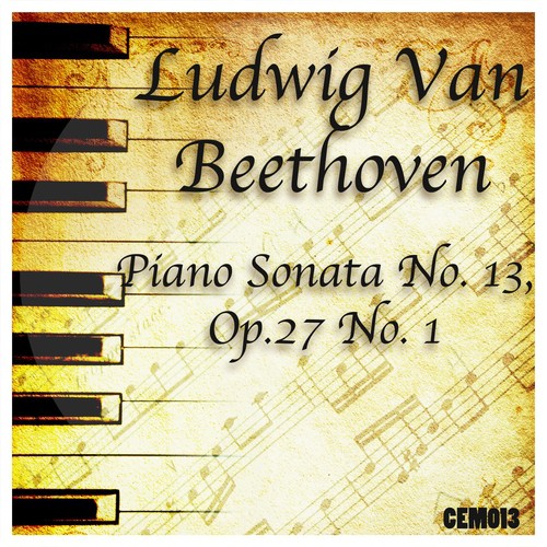 Piano Sonata No. 13 in E-Flat Major, Op. 27 No. 1: I. Andante