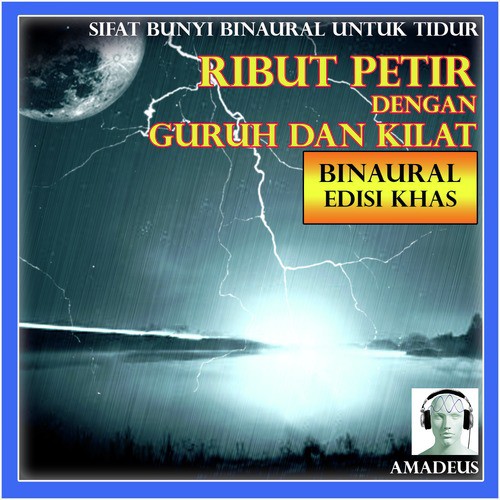 Sifat Bunyi Binaural untuk Tidur: Ribut Petir dengan Guruh dan Kilat: Edisi Khas_poster_image