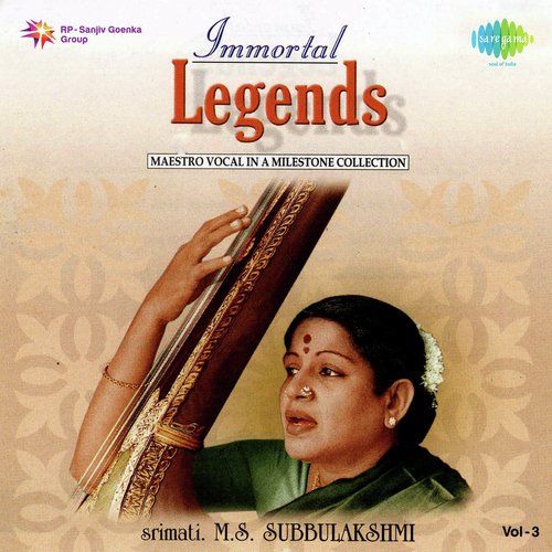 Immortal Legends - M.S. Subbulakshmi,Vol. 3